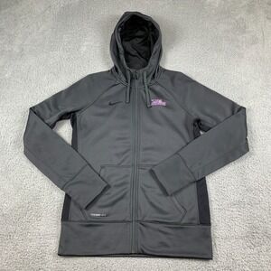 Tulsa Golden Hurricane Jacket Womens Medium Gray NIKE Full Zip Hoodie TU